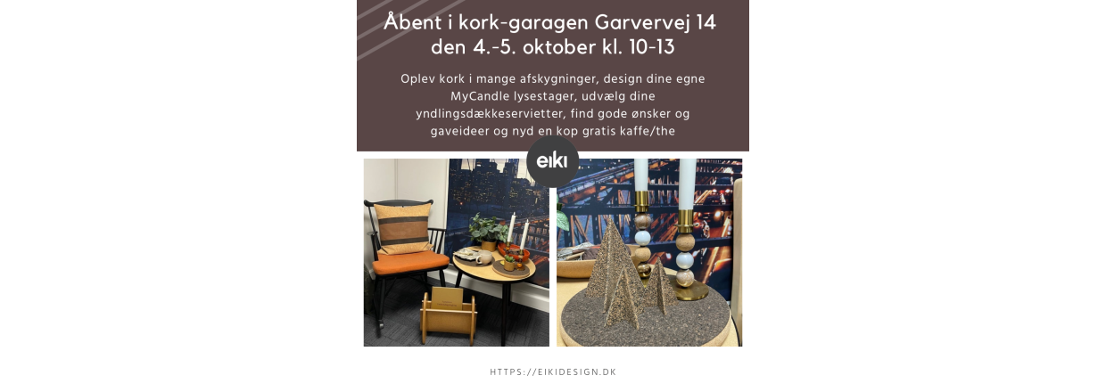 Invitation til kork-hygge i garagen