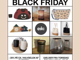 Black Friday hos EikiDesign