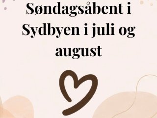 S�ndags�bent i Sydbyen i juli og august 2026