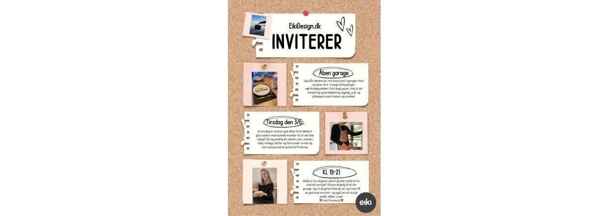 Invitation til gratis rosvin og ben garage