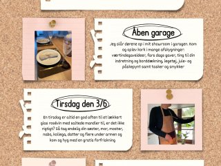 Invitation til gratis rosvin og ben garage