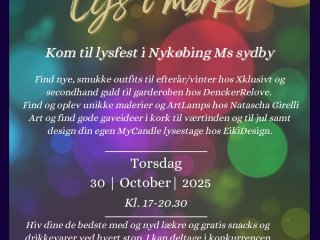  Invitation til lysfest i Nykbing Ms sydlige ende