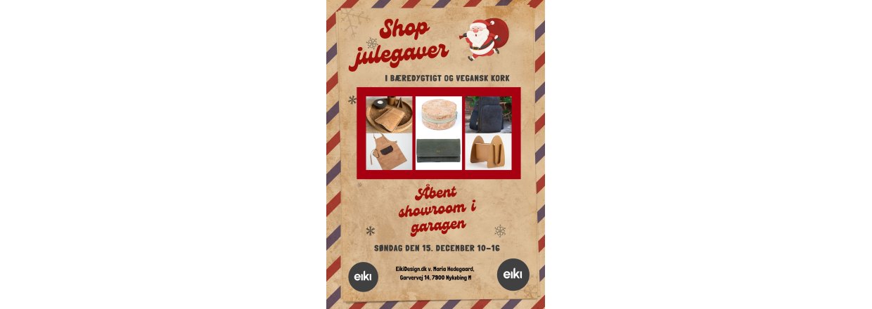 Invitation til juleshopping i garagen den 15/12