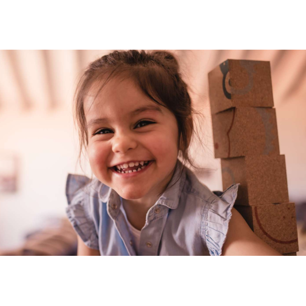 Puslespil og klodser i kork