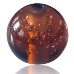 MyCandle tilbeh�r - brun raindrop kugle, 3 cm