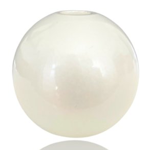 MyCandle tilbeh�r - hvid glaskugle, 3 cm