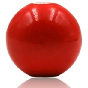 MyCandle tilbeh�r - r�d porcel�nskugle, 3 cm