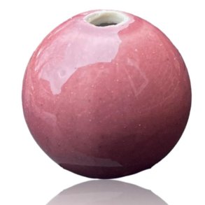 MyCandle tilbeh�r - kugle i gammelrosa, 3 cm