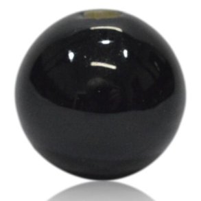 MyCandle tilbeh�r - sort kugle, 3 cm