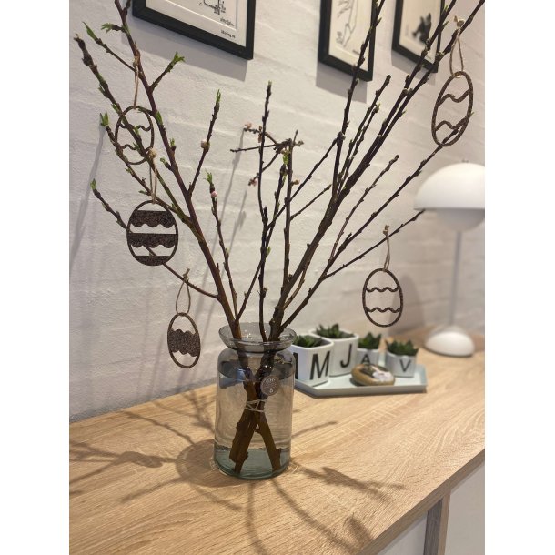 Pskeg i restkork og genbrugsmaterialer - variant 1