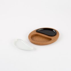 Ying Yang serveringsbakke i kork