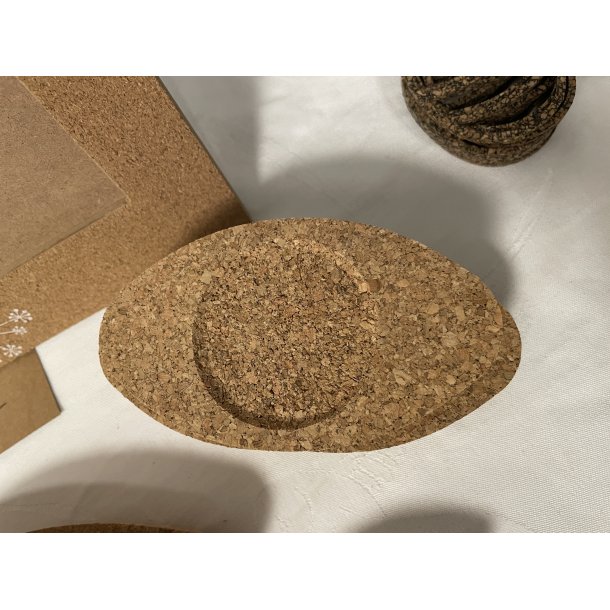 Korkbrikker til olier eller glas