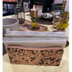 Servietholder i kork