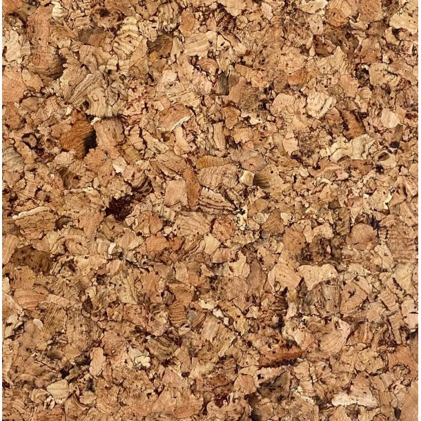 Dkkeserviet i natur kork, aflang