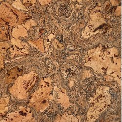 Dkkeserviet i natur kork, oval