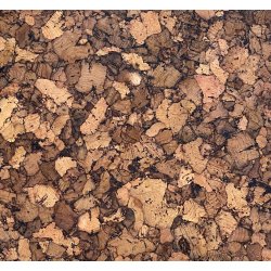 Dkkeserviet i brunt kork, aflang