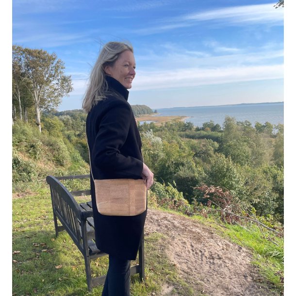 Lille taske i naturkork