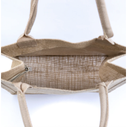 Taske i jute med kork