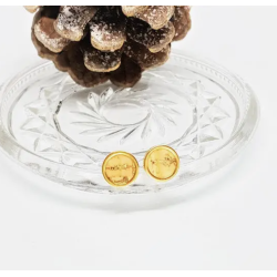 �reringe med natur kork og forgyldt rustfrit st�l