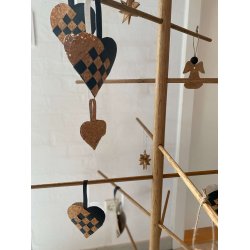 Eiki julestjerne i kork