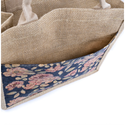 Taske i jute med kork