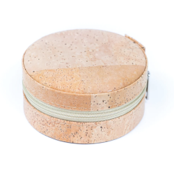 Smykkeskrin i kork i natur, rund