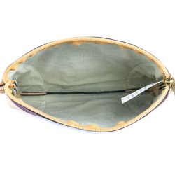 Lille taske i natur kork og m�rkebrunt kork