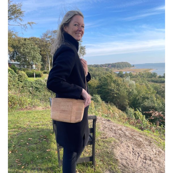 Lille taske i naturkork