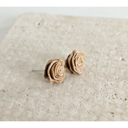 �reringe rustfrit st�l og med natur kork formet som roser
