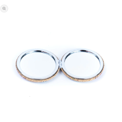 Spejl i kork med tr�-m�nster, version 5