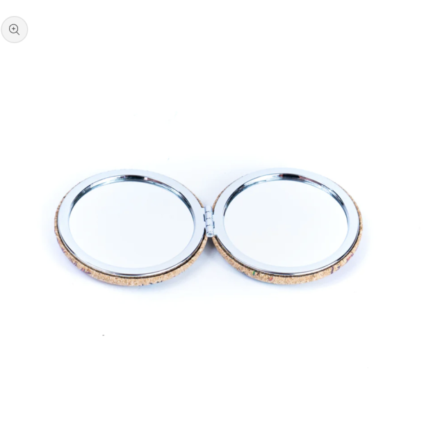 Spejl i kork med tr�-m�nster, version 5