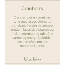 Kronelys fra Vance Kitira, r�d