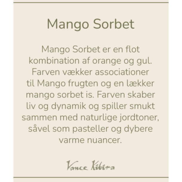Kronelys fra Vance Kitira, gul