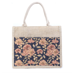 Taske i jute med kork