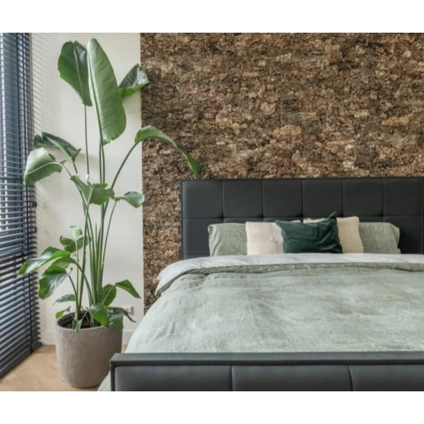 Korkplade til v�g, dekorativ og lydisolerende