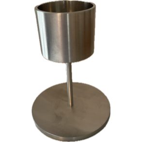 MyCandle lysestage i st�l til 2 kugler med fyrfadslysholder