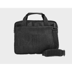 Arbejdstaske / computertaske / rejsetaske i kork til b�rbar computer, sort