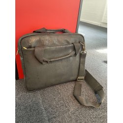 Arbejdstaske / computertaske / rejsetaske i kork til b�rbar computer, sort