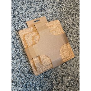 Bordsknere, firkantede, 3 stk.