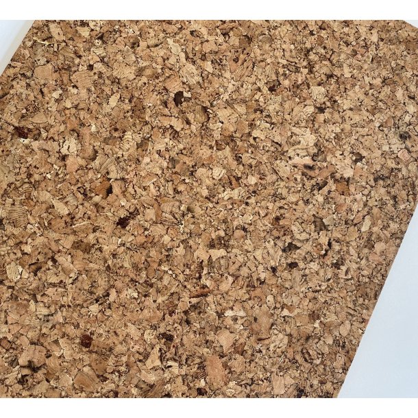 Dkkeserviet i natur kork, aflang