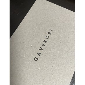 Gavekort til EikiDesign