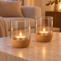 Drikkeglas med kork