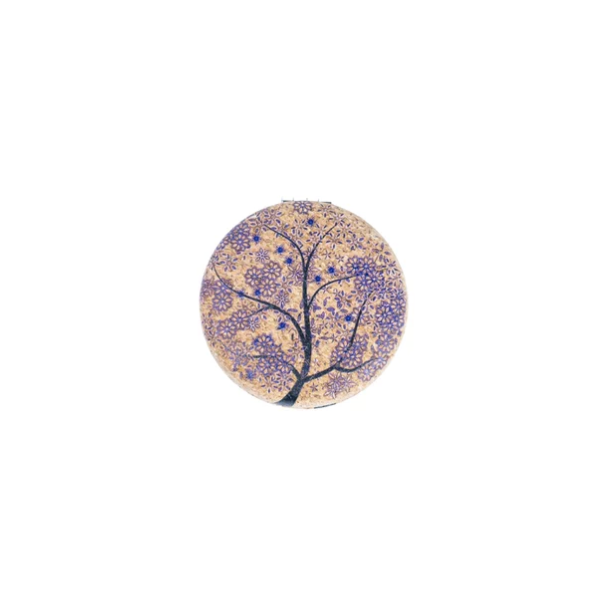 Spejl i kork med tr�-m�nster, version 3