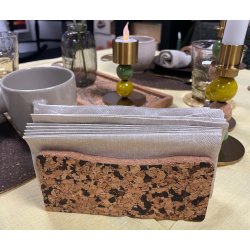 Servietholder i kork