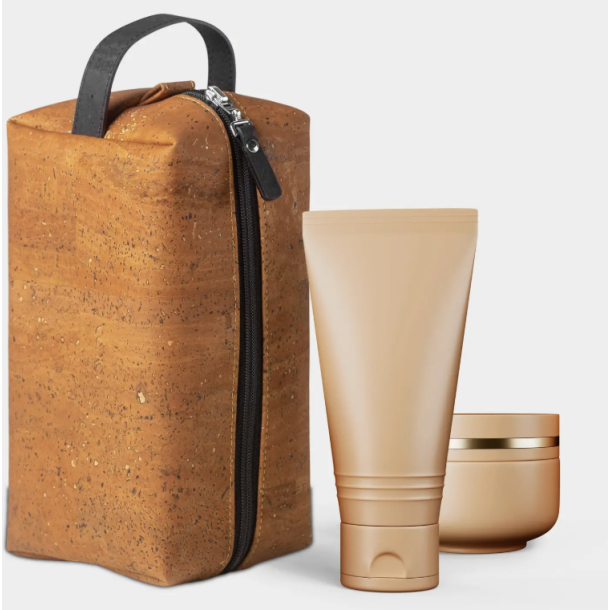Toilettaske i kork til ham