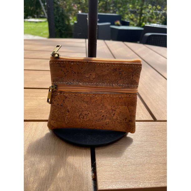 Mntpung i kork, natur/lys cognac