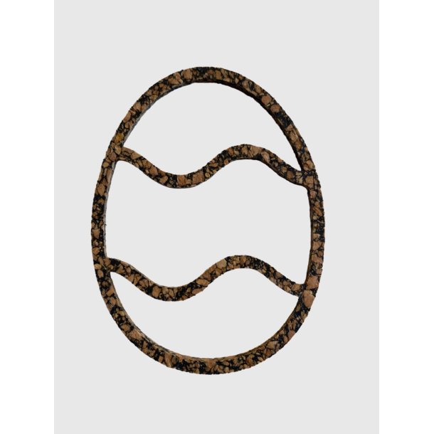 Pskeg i restkork og genbrugsmaterialer - variant 2