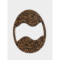 Pskeg i restkork og genbrugsmaterialer - variant 6