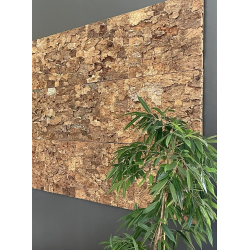 Korkplade til v�g, dekorativ og lydisolerende