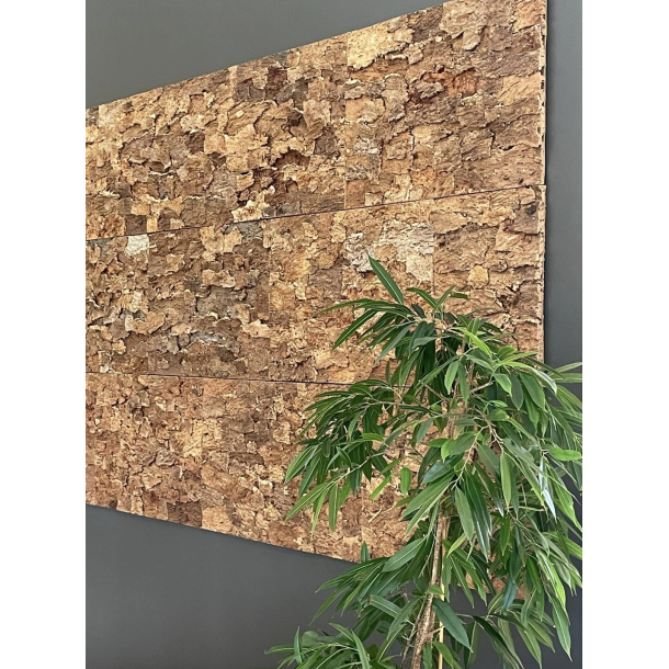 Korkplade til v�g, dekorativ og lydisolerende